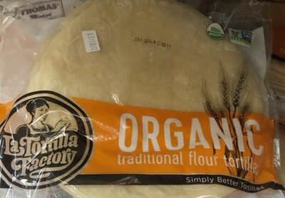 Organic Tradtional Soft Taco Flour Tortillas