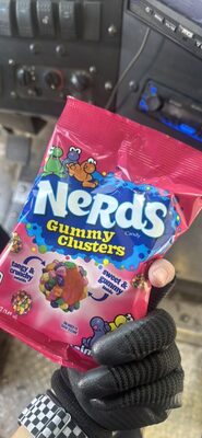 Nerds gummy clusters peg bag