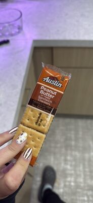 Peanut Butter on Toasty Sandwich Crackers