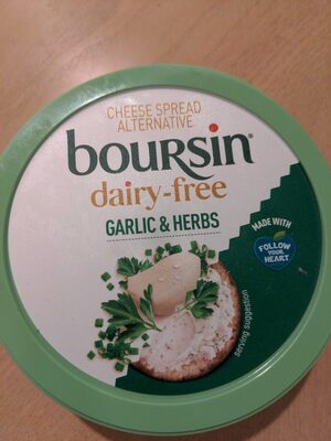 Dairy Free Cheese Spread Alternative Garlic & Herbs