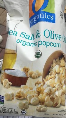 Organic Sea Salt & Olive Oil Popcorn