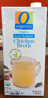 Organic chicken broth, chicken