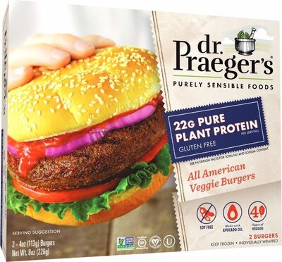 All American Veggie Burger - Pea Protein