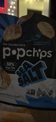 Sea Salt popped potato snack