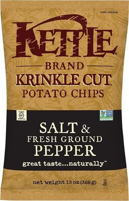 Potato Chips Krinkle Cut Salt & Fresh Ground Pepper