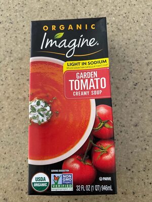 Organic Light In Sodium Creamy Garden Tomato Soup