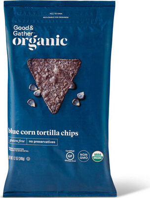 Good & gather organic blue corn tortilla chips