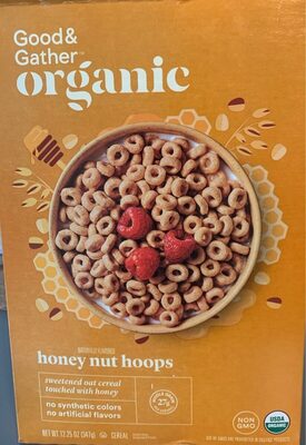 Organic honey nut hoops