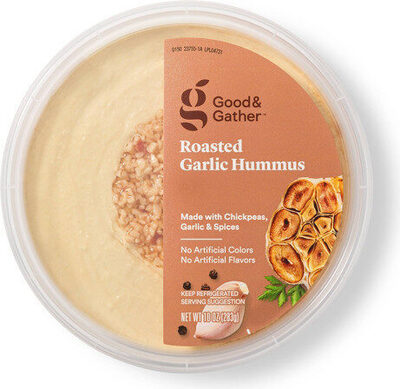 Roasted garlic hummus