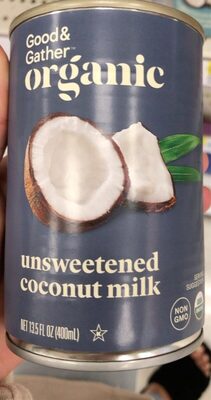 Organic unsweetened coconut milk