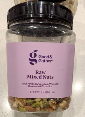 Raw mixed nuts