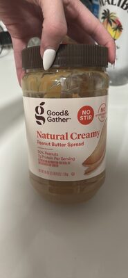 Natural Creamy Peanut Butter Spread