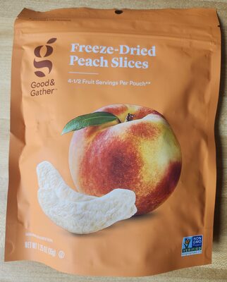 Freeze-Dried Peach Slices
