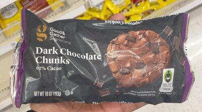 Dark chocolate chunks
