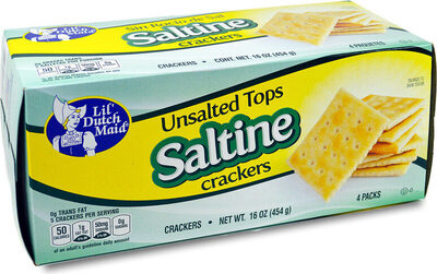 Unsalted Tops Saltine Crackers
