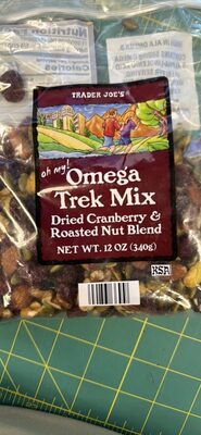 Omega Trek Mix Dried Cranberry & Roasted Nut Blend