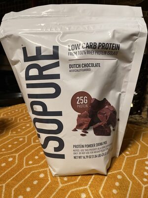 Isopure Low Carb Protein Powder Dutch Chocolate