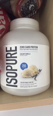 ZERO CARB PROTEIN FROM 100% WHEY PROTEIN ISOLATE