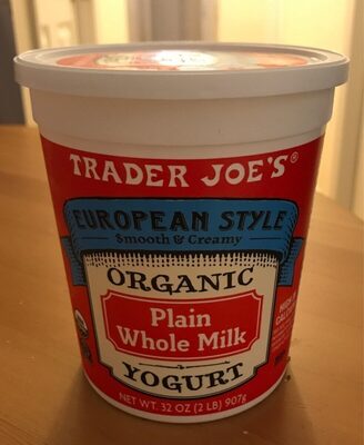 European Style Organic Plain Yogurt
