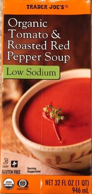 Organic Tomato & Roasted Red Pepper Soup