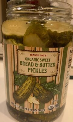 Organic sweet bread & butter pickles