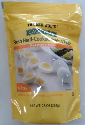 Cage Free Fresh Hard-Cooked Peeled Eggs
