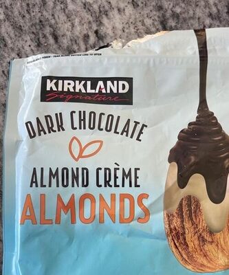 Dark chocolate almond crème almonds