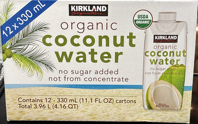 Organic coconut water