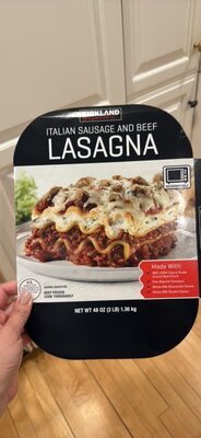Italian Sausage and Beef Lasagna