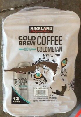 Cold Brew Colombian Coffee