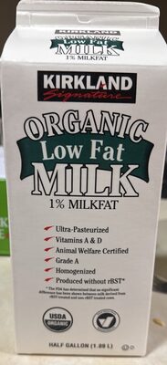 Organic 1% Low Fat Milk