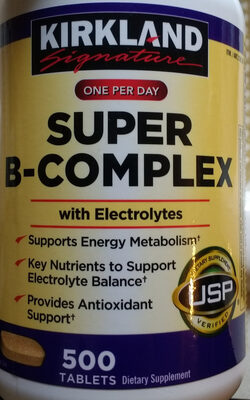 Kirkland Signature One Per Day Super B-complex With Electrolytes,500 Tablets