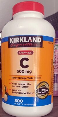 Chewable C Tangy Orange Taste