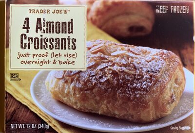 4 almond croissants