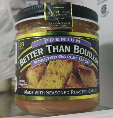Premium Better than bouillon roasted garlic bass