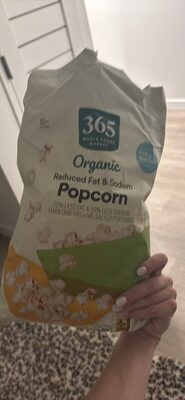 Organic Reduced Fat & Sodium Popcorn