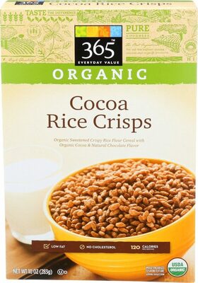 Organic Cocoa Rice Crisps