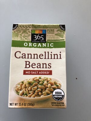 Organic cannellini beans, organic cannellini