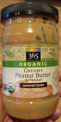 Peanut Butter, Creamy Unsweetend