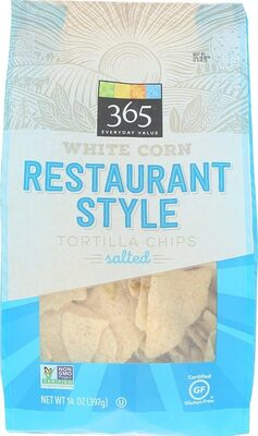 White corn tortilla chips