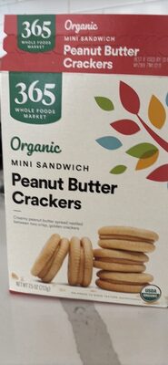 Organic Mini Sandwich Peanut Butter Crackers