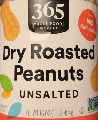 Unsalted dry roasted peanuts