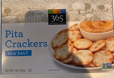 Sea salt pita crackers