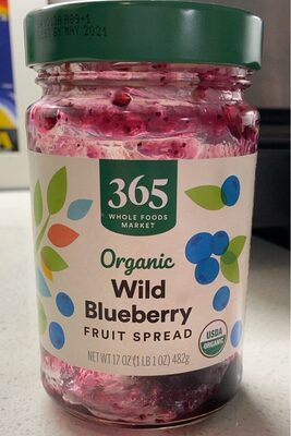 Organic Wild Blueberry Fruit Spread