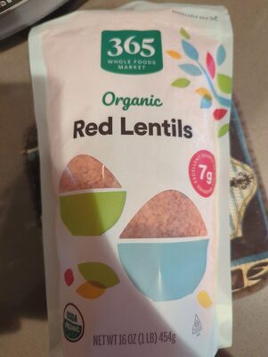 Organic Red Lentils