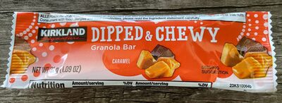Kirkland Signature Dipped & Chewy Granola Bar Caramel