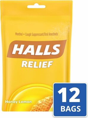 Honey lemon cough drops