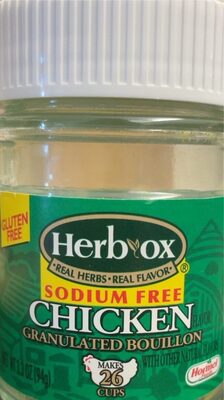 Sodium free chicken granulated bouillon