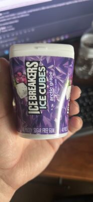 Ice Breakers Ice Cubes Arctic Grape Sugar Free Gum