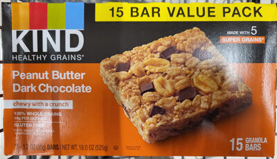Kind Healthy Grains Peanut Butter Dark Chocolate Value Pack